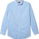 Tommy Hilfiger Men's Long Sleeve Casual Button Down Shirt in Classic Fit (X-Large Tall, Provence)