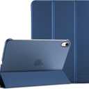 ProCase for iPad (A16) 11th Generation 11 Inch 2025/ iPad 10th Generation 10.9 Inch 2022 Case, Slim Smart Cover with Translucent Hard Shell Back, Supports Touch ID, Auto Wake/Sleep -Navy | A16, 2025, 2022, Supports Touch ID, Auto Wake/Sleep