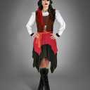 KatchOn Halloween Women's Pirate Costume - Adult Dress for Cosplay (L)