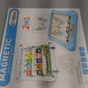 2-IN-1 Large Magnetic Drawing Board for Toddlers Kids, Magnetic Color and Number Maze, Magnetic Dot Art Board for Kids, Montessori Education Travel Toys for Boys Girls Age 3 4 5 6 7 8 Years Old