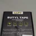 LLPT Butyl Tape Black 1 Inch x 33Ft Tight Seal for Leak Proof EPDM RV Repair Window Glass Boat Sealing Roof Pipe Patching(BST233)