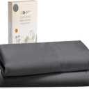 California Design Den 100% Cotton Pillow Cases Standard Size Set of 2, Soft & Cooling Sateen Weave Pillow Cases Queen (Grey)