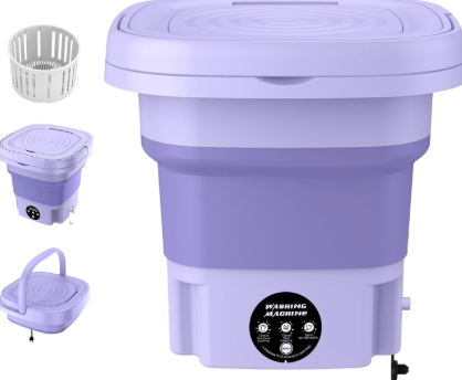 Mini Folding Washing Machine (Purple)