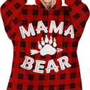 Warmstorey Wearable Blanket Hoodie For Mom Wife Best Ever Hoodie - Mothers Day Gift From Husband Daughter Son Birthday (Mama Bear)