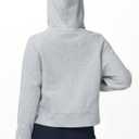 THE GYM PEOPLE Women's Full-Zip Up Hoodies Jacket Fleece Workout Crop Tops Sweatshirts with Pockets Thumb Hole (S)
