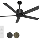 BECLOG Ceiling Fan with Remote Control, Ceiling Fans 52" Outdoor/Indoor with 6 Speeds Reversible DC Motor Ceiling Fans No Lights Modern Black for Kitchen, Living Room, Farmhouse, Patios