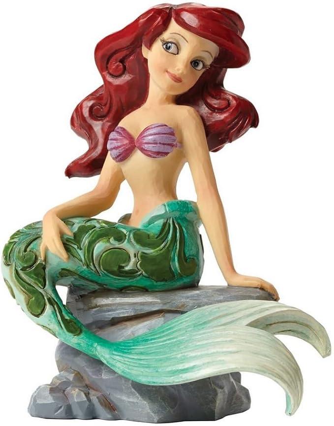 Disney Traditions by Jim Shore “The Little Mermaid” Ariel Personality Pose Stone Resin Figurine, 4.2