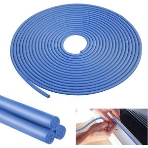 Backer Rod Caulk Saver Blue EPDM Backer Rod for Gaps and Joints Backing Rod Concrete Filler Rubber Backer Rod Joint Filler for Driveway and Wall Cracks (1/4 Inch x 100 ft)