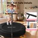 BCAN SP1 36'' Kids Toddler Trampoline Indoor, Foam Handle | FED Fitness