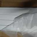 Ezlaino Slatwall 4 FT x 8 FT, PVC Slat Wall Paneling Garage Wall Organizer