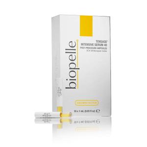 Biopelle Tensage Growth Factor Intensive Serum 40 Post-Procedure or Intensive Boost Ampoules with SCA 40 Biorepair Index, 7 Count