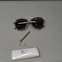 BIRCEN Polarized Sunglasses for Women UV - Protection Womens Retro Mirrored Shades with Acetate Frame BC2001 (B-tortoise Blue)