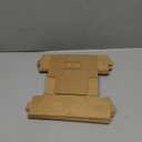 JOYIN 24 PCS Christmas Cookie Boxes for Gift Giving, 4"x 4"x 2.5" Small Bakery Cookie Boxes with Window, Brown Cardboard Treat Box for Cupcakes, Brownies, Donuts, Truffles, Holiday Wrapping Presents