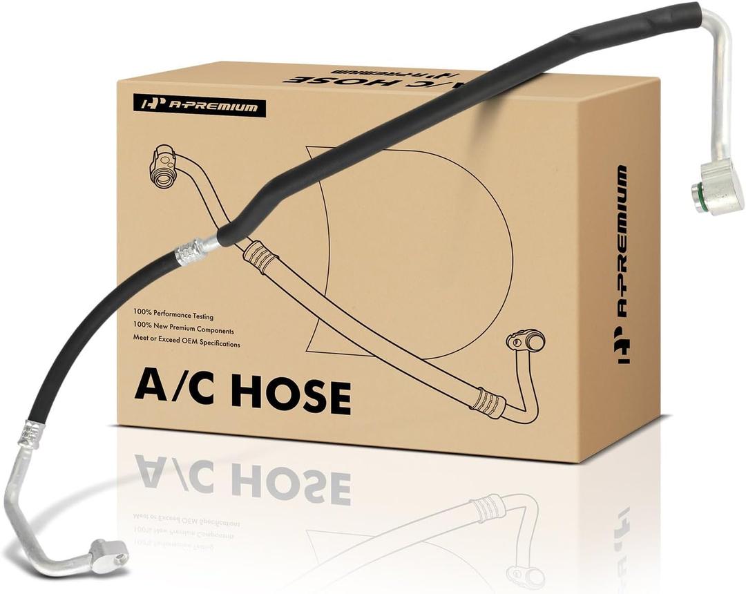 A-Premium A/C Suction Hose Assembly Compatible with Audi A4 2003-2005, A4 Quattro 2003-2006, 3.0L, Compressor to Evap