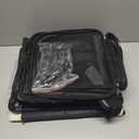 A4Pet Airline-Checked Pet Carrier with Wheels(Removable) & Retractable Handle - Soft Cat Carrier, Small Dog Carrier, Fits Under Airline Seats, 15lb Capacity, Pet Carrier for Cats/Small Dogs