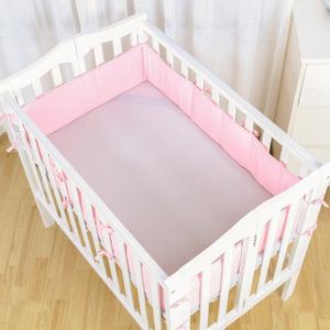 Tillyou Microfiber Mini Crib/Portacrib Bumper (8x122")