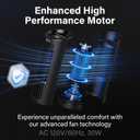 JRD 13'' Tower Fan for Bedroom, Quiet Cooling Desk Fan with Remote, 80 Oscillating, 3 Speed, 4 Mode, 12h Timer, Digital Touch Screen, Portable, Safe Bladeless Table Fan for Home Desktop Office