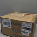 Darkaway Ceiling Light Fixtures Flush Mount Indoor Outdoor Ceiling Light with Water Ripple Glass Shade for Hallway Kitchen Bedroom Porch Living Room Nickel Finish