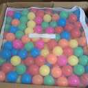 Amazon Basics BPA Free Crush-Proof Plastic Ball, Pit Balls with Storage Bag, for Toddlers Kids 12+ Months Play, Pack of 1000 Balls, 6 Bright Colors