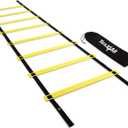 Yes4All Agility Ladder Speed Training Equipment, Adjustable Football Ladder for All Ages with Carry Bag, Durable, Portable, Multiple Colors & Rungs