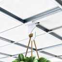 60 Pairs Drop Ceiling Hooks for Classrooms & Offices, Drop Ceilings Hook for Hanging Hook Grid Hangers Ceiling Hooks for Classroom Hangings Plants & Deco Grid Office Stores Wedding