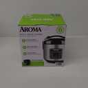 AROMA Digital Rice Cooker, 4-Cup (Uncooked) / 8-Cup (Cooked), Steamer, Grain Cooker, Multicooker, 2 Qt, Stainless Steel Exterior, ARC-914SBD