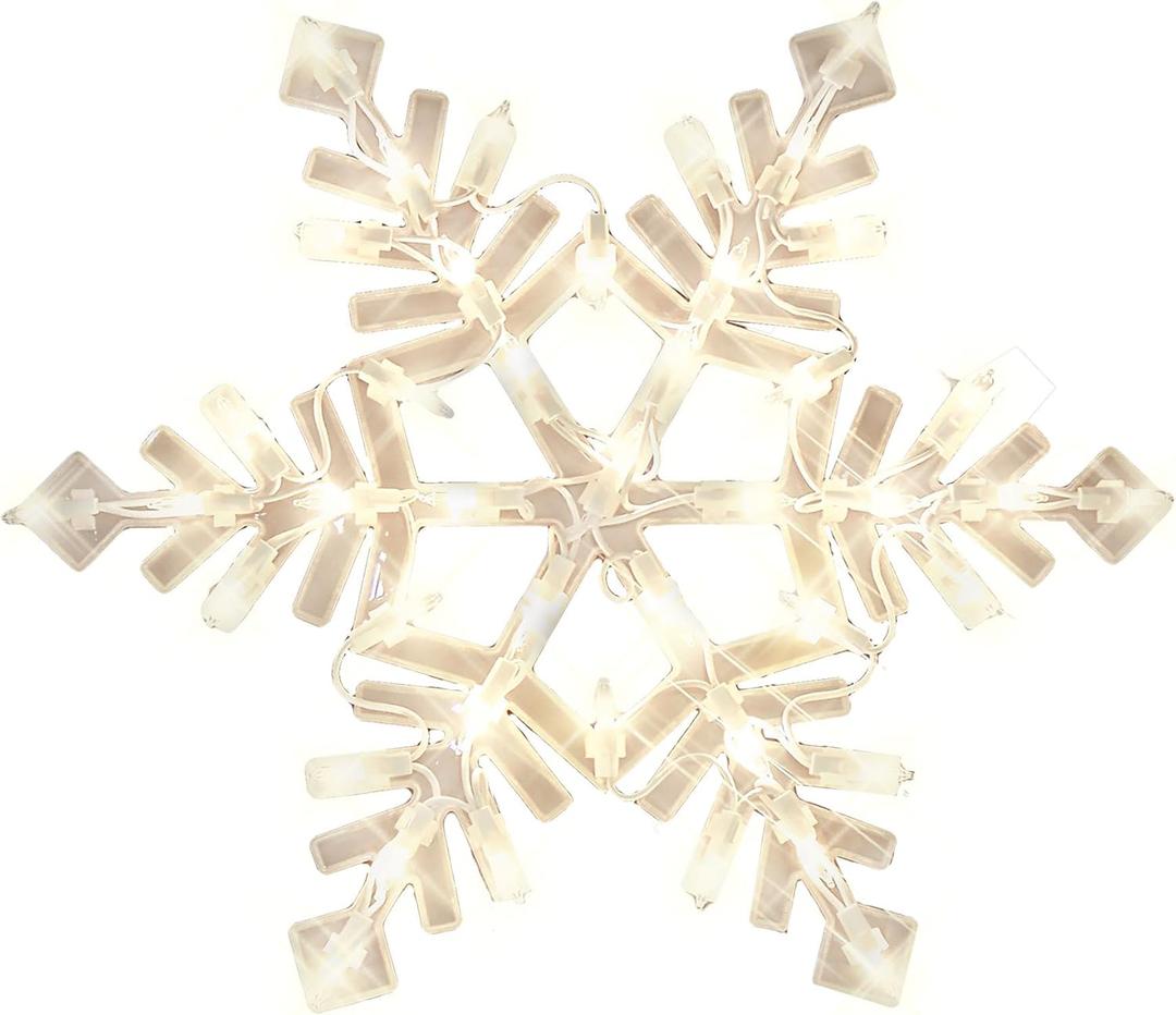 Christmas Lighted Window Decoration, Snowflake (94999D)