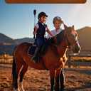 Riding Crop for Horses 17", Horse Crop for Training, Equestrian Sport Accessory, Black