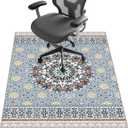 Chair Mat for Hardwood Floor,48"*36" Rolling Computer Chair Mat for Hard Wood and Tile Floor,Anti-Slip Floor Protector for Home Office American Style