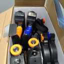 ArmoGear Set of 4 Laser Tag Guns with Vests - Laser Tag Set for Kids and Adults - Toy Guns with 150 ft Range, Night Vision, Invisibility Mode - Battery Operated - Multiplayer Outdoor Game for Ages 8+