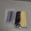Jarseen 2 Pairs 3D Padded Women's No Show Nylon Socks Sponge Cushion Liner, Medium
