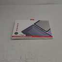 HXCASEAC Case Compatible with MacBook Air 15 inch 2025 2024 2023 / M4 M3 M2, Anti-Scratching Protective Hard Cover with Foldable Stand A3241 A3114 A2941 - Black