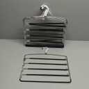 Pants Hangers 6 Pieces,5 Tier Closet Organizers and Storage Clothes Hangers,Hangers Space Saving with Swing Arm,Multiple Metal Hangers Clothes Organization for Pants Trousers Jeans Leggings Slacks