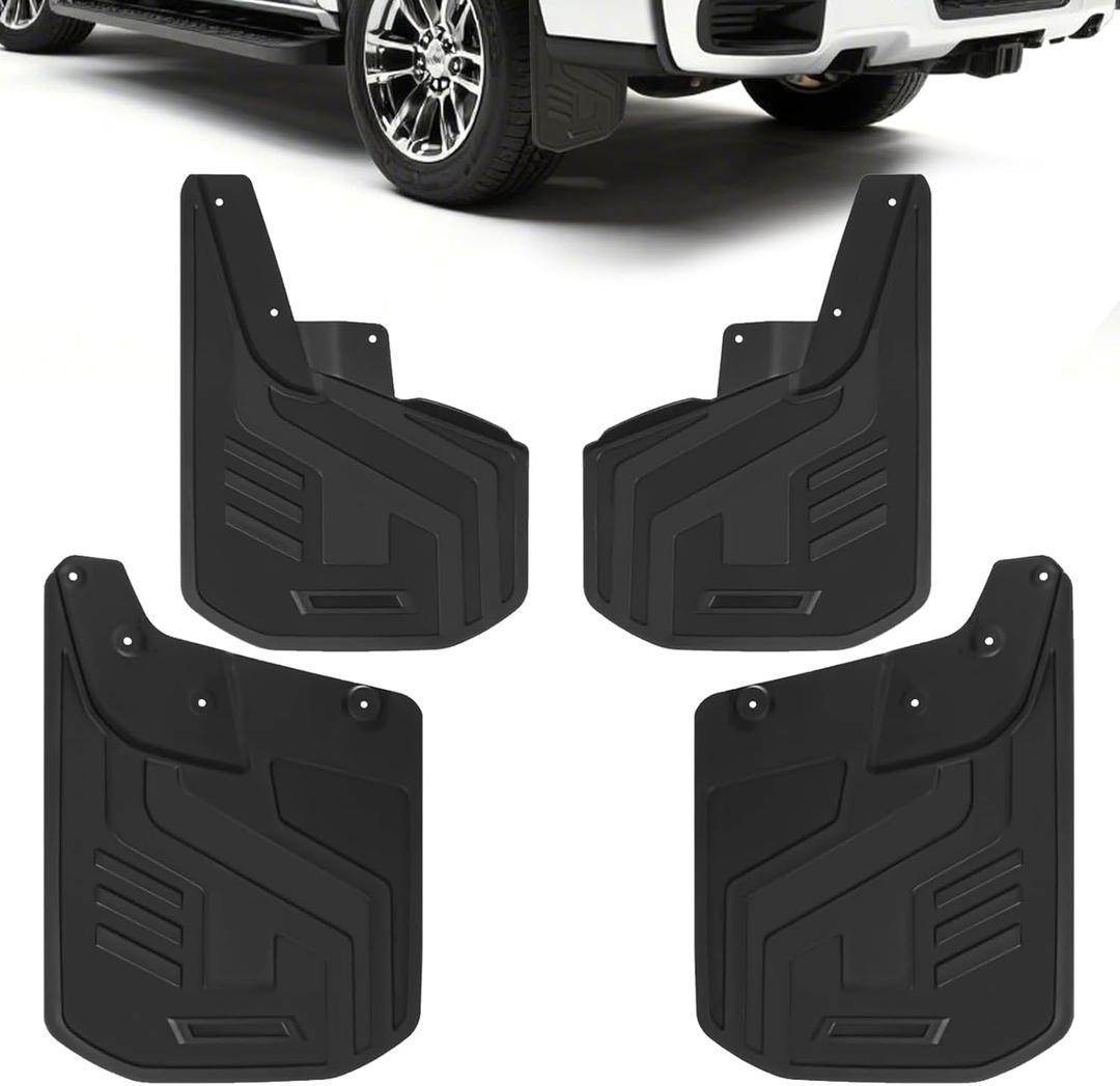 Mud Flaps for Trucks,2023-2024 Chevy Colorado No Drill Mud Guards with Fender Flares, Heavy Duty 4PC Splash Guards, OEM Fit, Suitable for Vehicles with Wheel Eyebrow