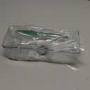 mDesign Stackable Plastic Food Storage Bin with Handles for Kitchen Pantry, Cabinet, Refrigerator, Freezer - Organizer for Fruit, Yogurt, Squeeze Pouches - BPA Free, 10" Long - Clear (10 x 4 x 3)