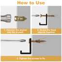 PAGOW 90 Pcs Self-Drilling Anchors, Metal Anchors and Screws Kit for Heavy Duty, No Drill and Holes in Wall (3 Sizes)