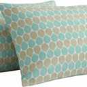 Queen Pillowcases Set of 2, Cotton Pillow Covers Queen Size 20x30 Inches, Envelope Closure, Decorative Pillowcases, Pillows not Included (Multicolor, Paisley)