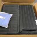 Floor Mats for Tesla Model Y Juniper, 9-Piece TPE Floor Mats [Extended Design, Cross Tread Pattern] Interior Protection for Model Y 2025-2026 Accessories, Only for Premium/Performance