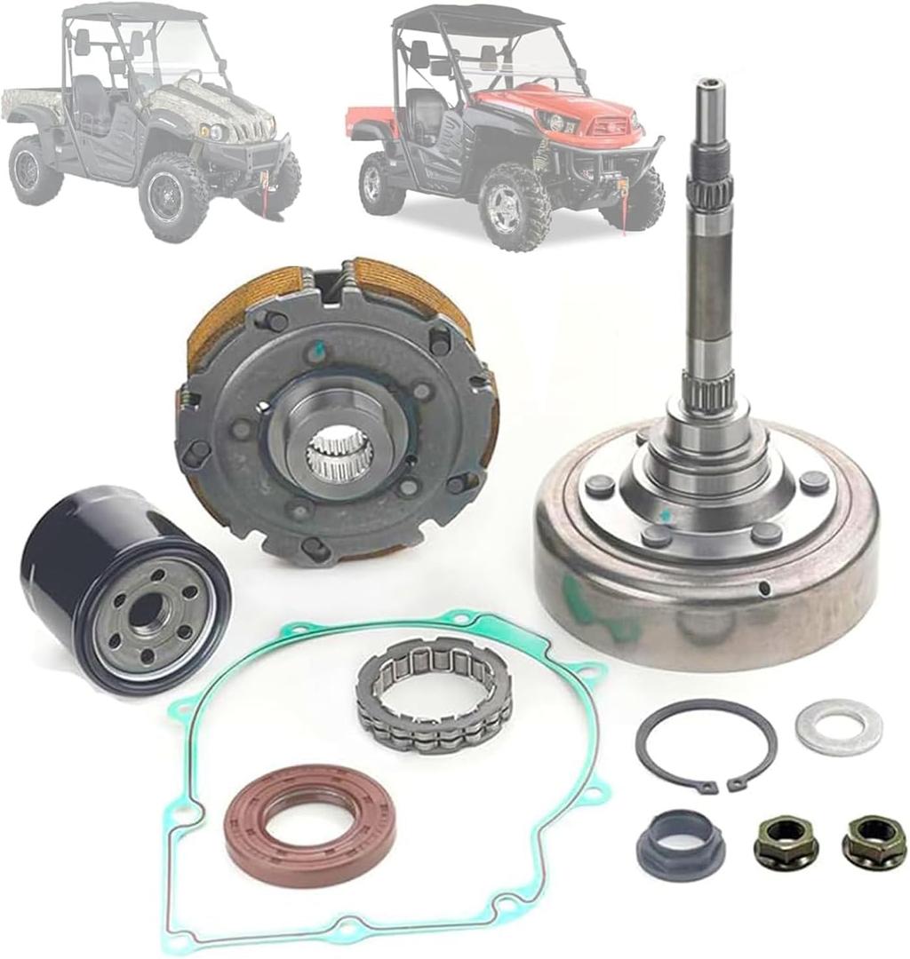 Chikia Hisun 500 700 Wet Clutch Kit Assembly Replacement for Hisun UTV ATV Massimo MSU 500 700 Axis 500 700 Outfitter 500 700 Bennche bighorn Challenger (not for 550/750)