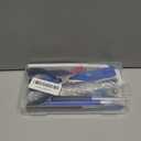 Metal Puzzle Tool Kit,3D Metal Puzzle for Adult Tool Set,Metal Earth Tool Kit Including Plier Bending Assist Tab Edge Cylinder Cone Shape Tools, File and Anti Slip Rubber Tweezers