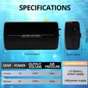 Small Aerator for Fish 19GPH-35GPH,Minnow Bucket USB Aerator,Adjustable Air Pump,Quiet Voice,with Car Cigarette Lighter,Suitable for Fishing Enthusiasts,Long Distance Transportation of Fish by Car