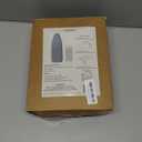 Ironing Board Cover and Pad 18"x49" Extra Thick Natural Cotton, Scorch and Stain Resistant Iron Board Cover, Wide Ironing Board Cover with Fasteners Heavy Duty Heatproof Elastic Edge Gray