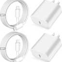 iPhone Fast Charger,Apple Charger Super Quick iPhone Charger Fast Charging,2Pack 10FT Long Type-C to Lightning Cable Cord USB C Wall Charger Block Adapter for iPhone 14 13 12 11/13Pro Max/12Mini/XS/XR (White)