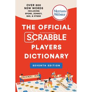 The Official SCRABBLE Players Dictionary, 7th Ed., Newest Edition - Great Gift for SCRABBLE Lovers