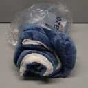 Bedsure GentleSoft Sherpa Fleece Throw Blanket for Couch, Non-Heated, Thick and Warm Throw for Women and Men, Soft Fuzzy Plush Blanket for Winter, Slate Blue, 50x60 Inches