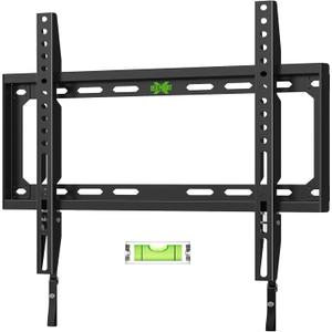 USX MOUNT Fixed TV Wall Mount with Low Profile for Most 26-60 Inch LED, LCD and Flat Screen TVs, Wall Mount Bracket with VESA Up to 400x400mm and Weight Capacity 99lbs,and Space Saving TV Bracket (Medium 26-60")