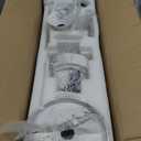 Ceiling Fans with Lights 60-in White Ceiling Fan with Dimmable LED Light Kit Remote Control Modern Blades Reversible DC Motor, 6-Speed, Timer