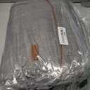 Vancropak Carry on Backpack, Flight Approved 18x14x8 Travel Backpack with, Expandable Large 40L Travel Bag fits 17.3" Laptop, Anti Theft Luggage Suitcase Weekend for Women Men, Grey