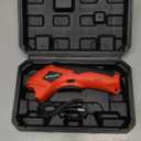 Electric Scissors for Cardboard Cutting, 2000mAh cell 12000RPM High-Power Box Cutter with Dual Blades & Safety Lock Suitable for fabrics