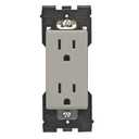 Leviton Renu Tamper-Resistant Outlet, 15-Amp, 125VAC, RER15-WS, Wood Smoke